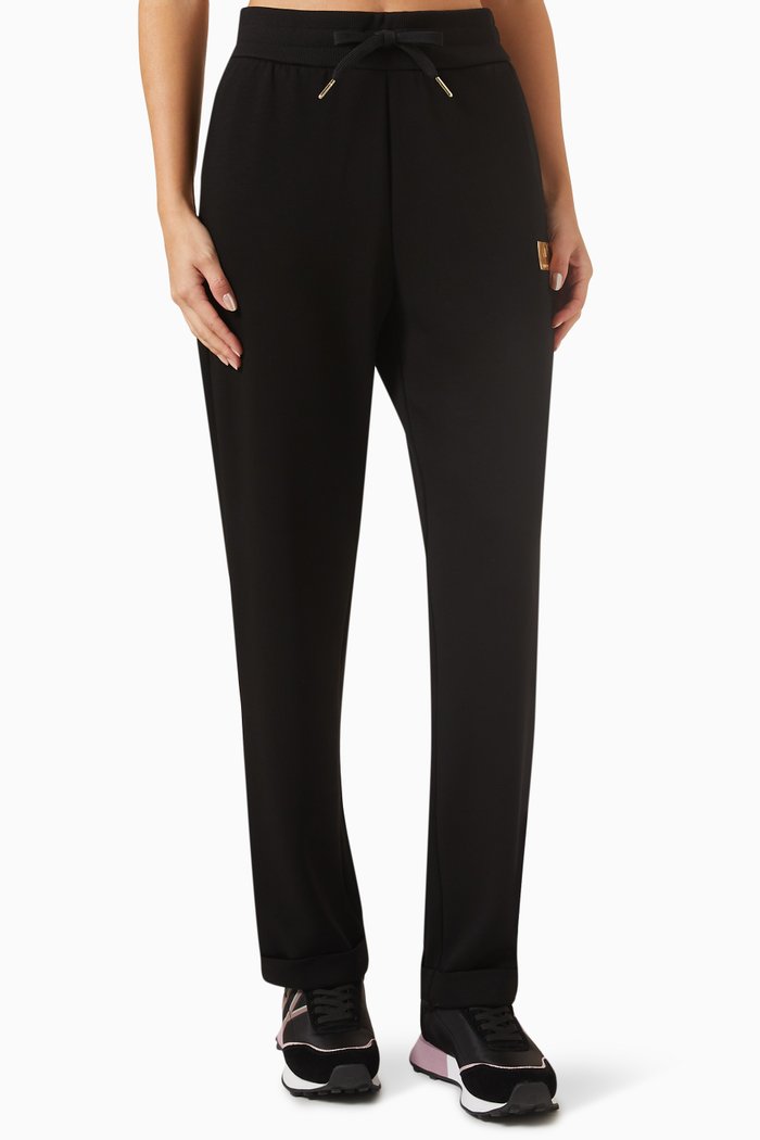 

Metal Logo Relaxed Sweatpants, Black