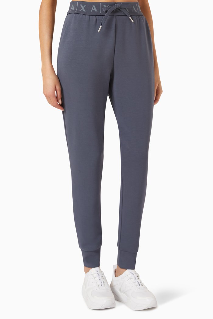 

Study Hall Logo Sweatpants in Jersey, Grey