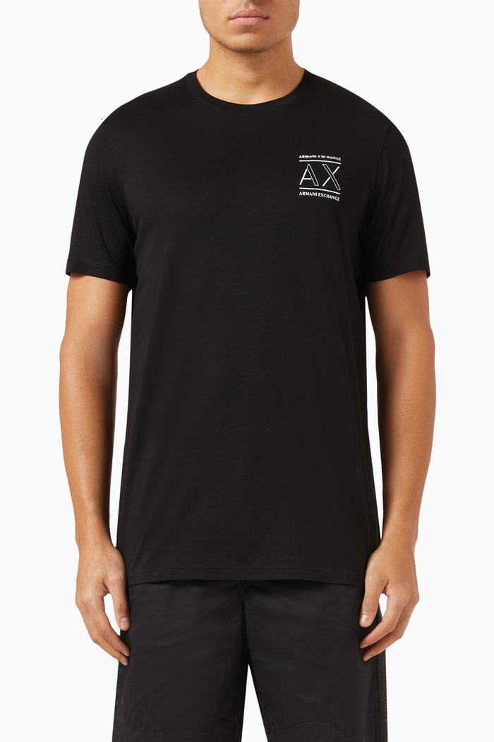 

Logo-print T-shirt in Cotton-jersey, Black