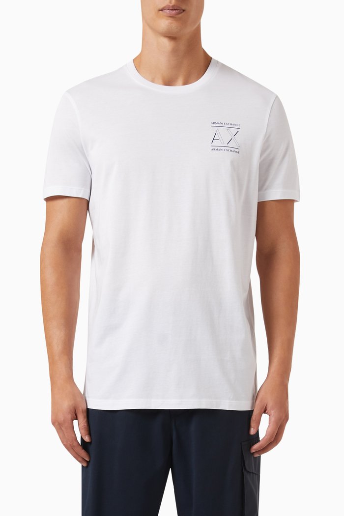 

Logo-print T-shirt in Cotton-jersey, White