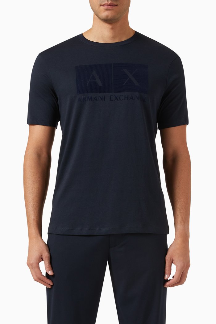 

Logo-print T-shirt in Cotton-jersey, Blue