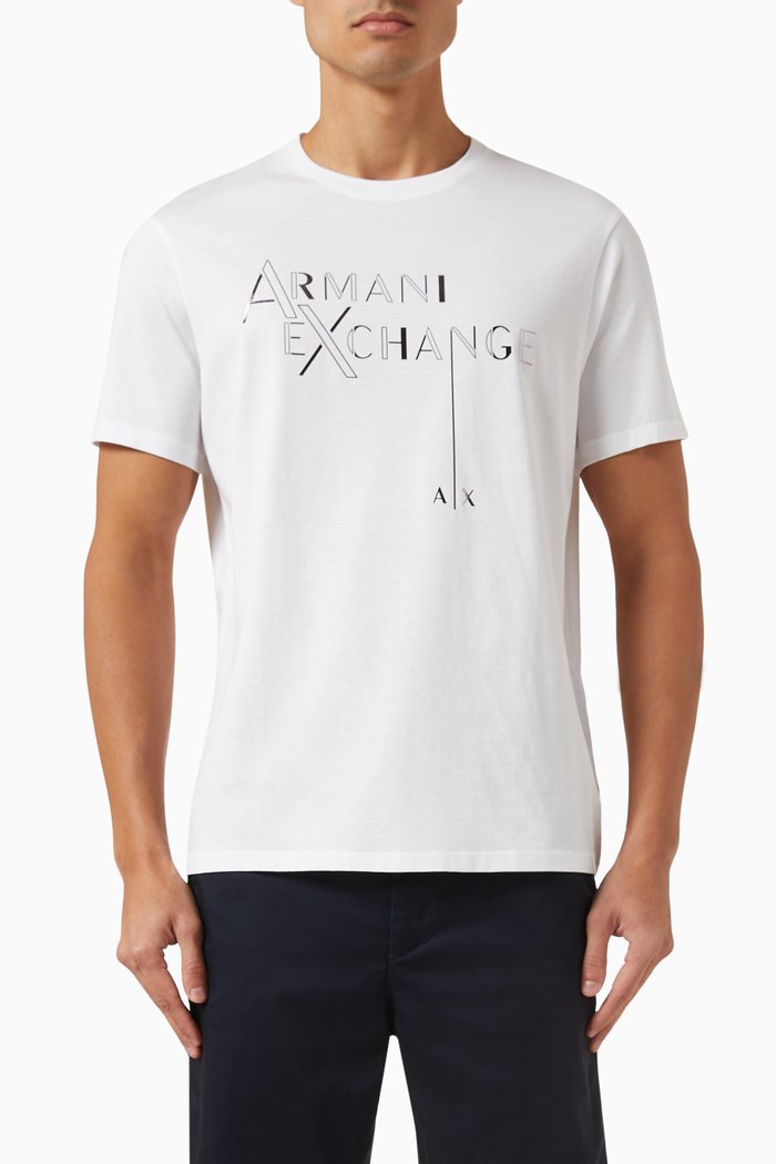 

Logo T-shirt in Cotton Jersey, White
