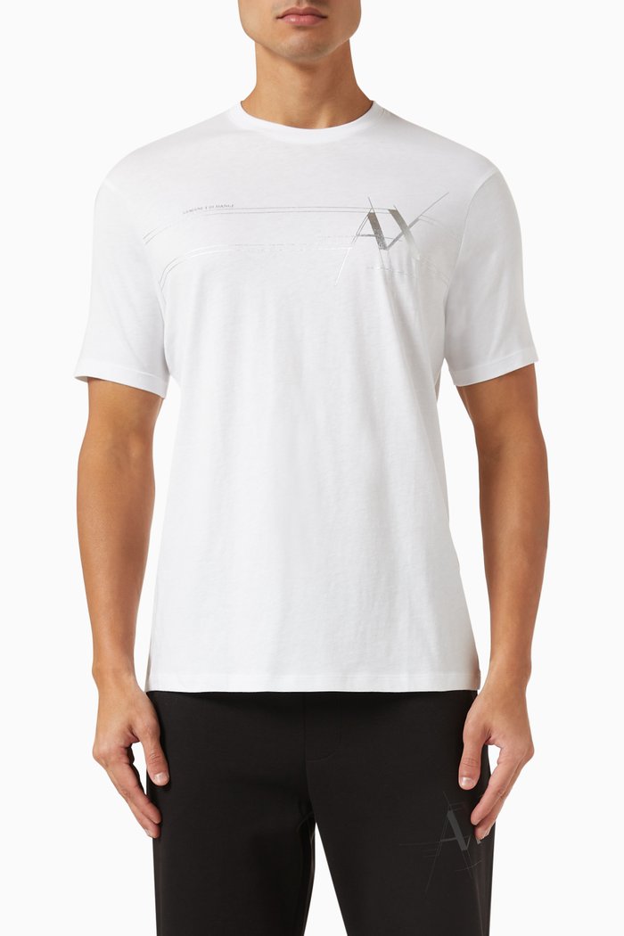 

Logo T-shirt in Cotton Jersey, White