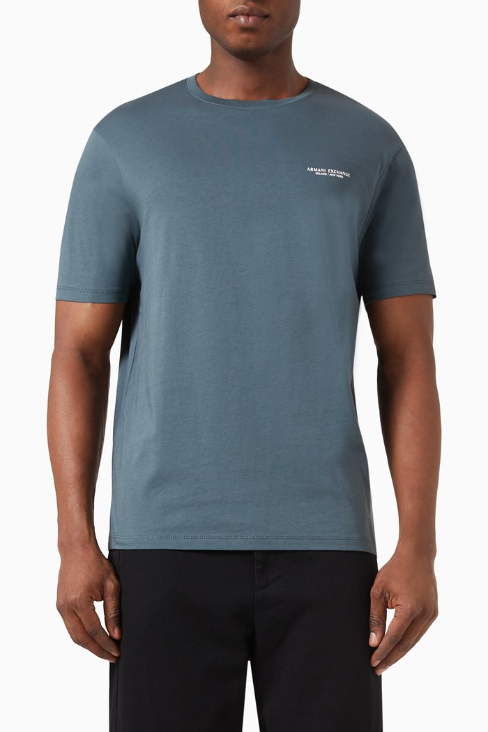 

Logo T-shirt in Cotton Jersey, Grey