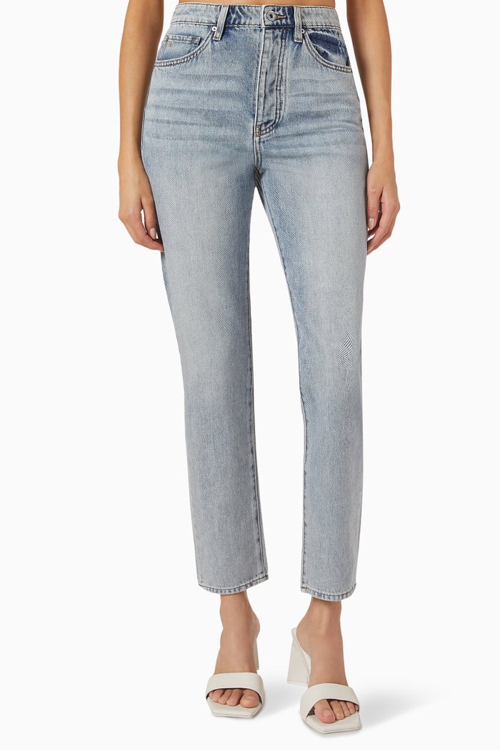 

J51 Study Hall Carrot-fit Jeans in Denim, Blue