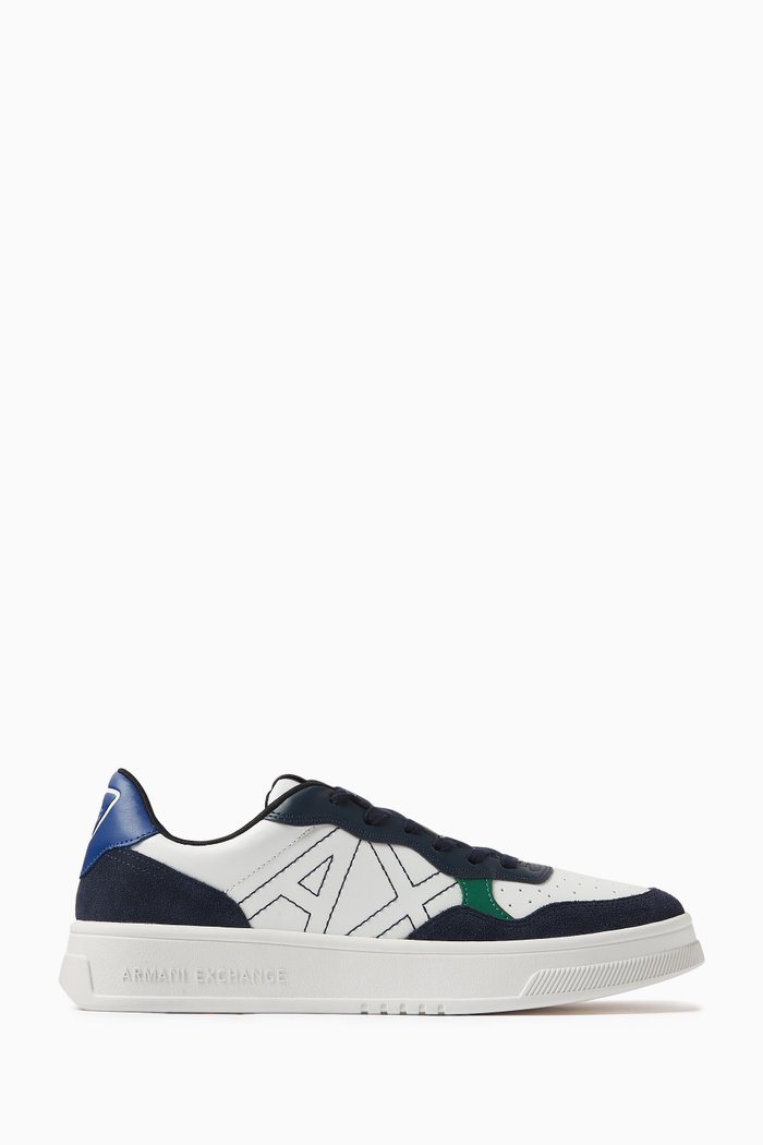 

Seattle AX Logo Low-top Sneakers, Blue