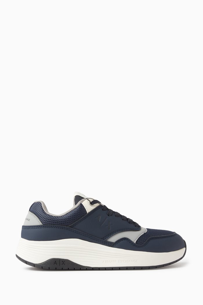 

Chunky Sneakers in Mesh, Blue