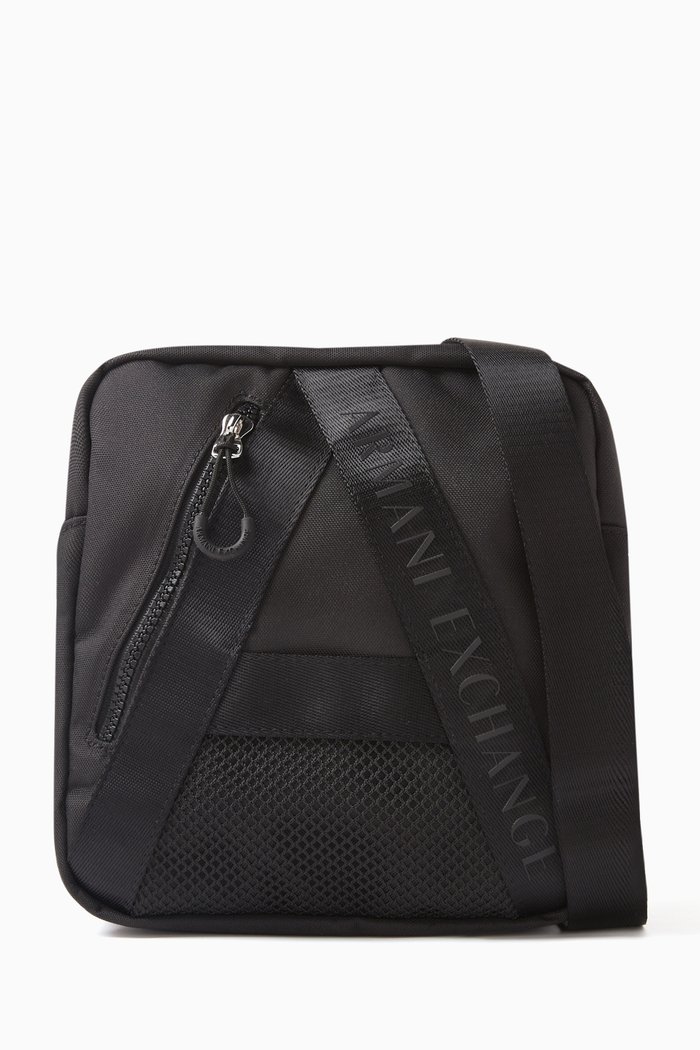 

Andermatt AX Logo Reporter Crossbody Bag, Black