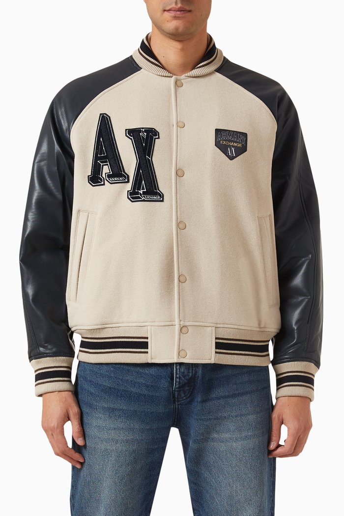 

Camps Bilson Flock Logo Jacket, Silver