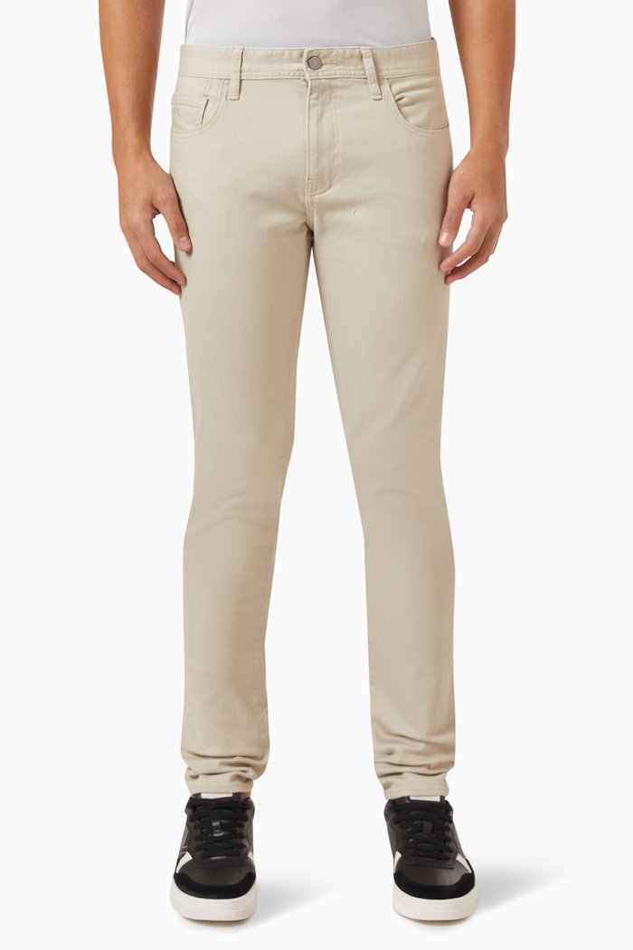 

J14 Skinny-Fit Jeans in Cotton Stretch, Silver