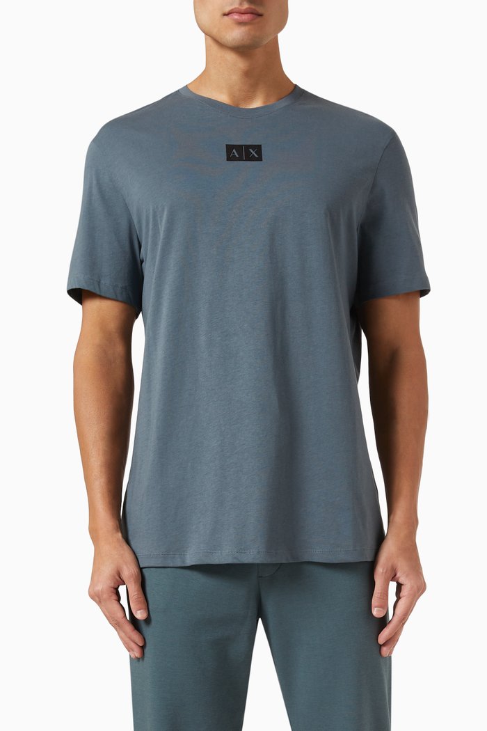 

Logo T-shirt in Cotton Jersey, Grey
