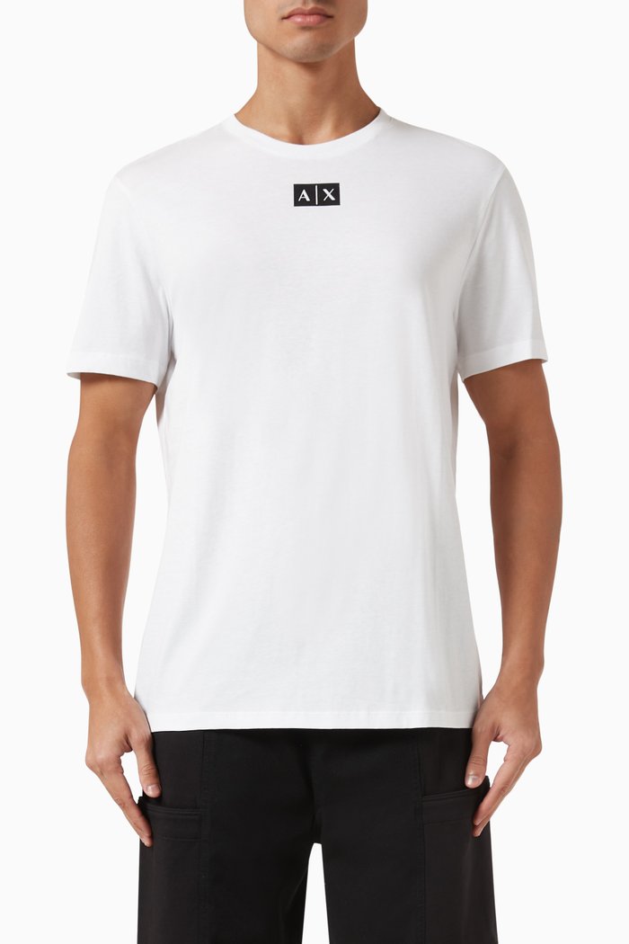 

Logo T-shirt in Cotton Jersey, White