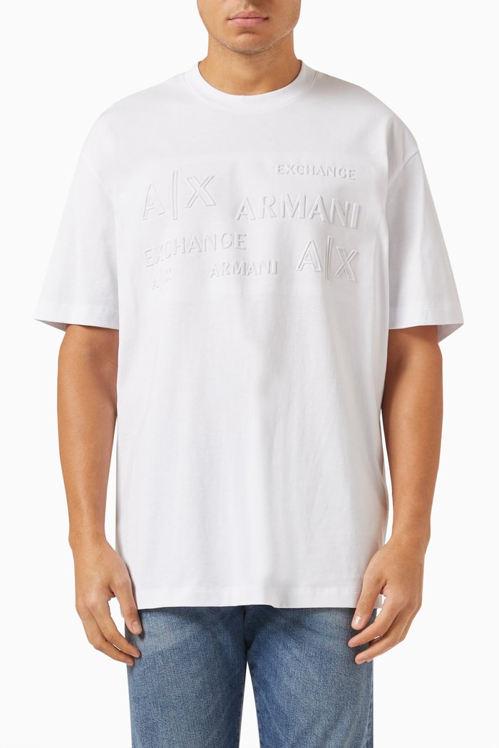 

Logo-embroidered T-shirt in Cotton-jersey, White