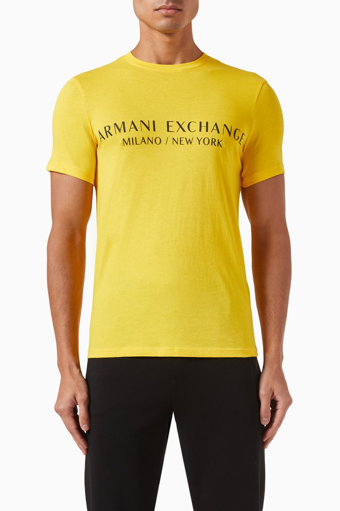 

Logo T-shirt in Cotton Jersey, Yellow