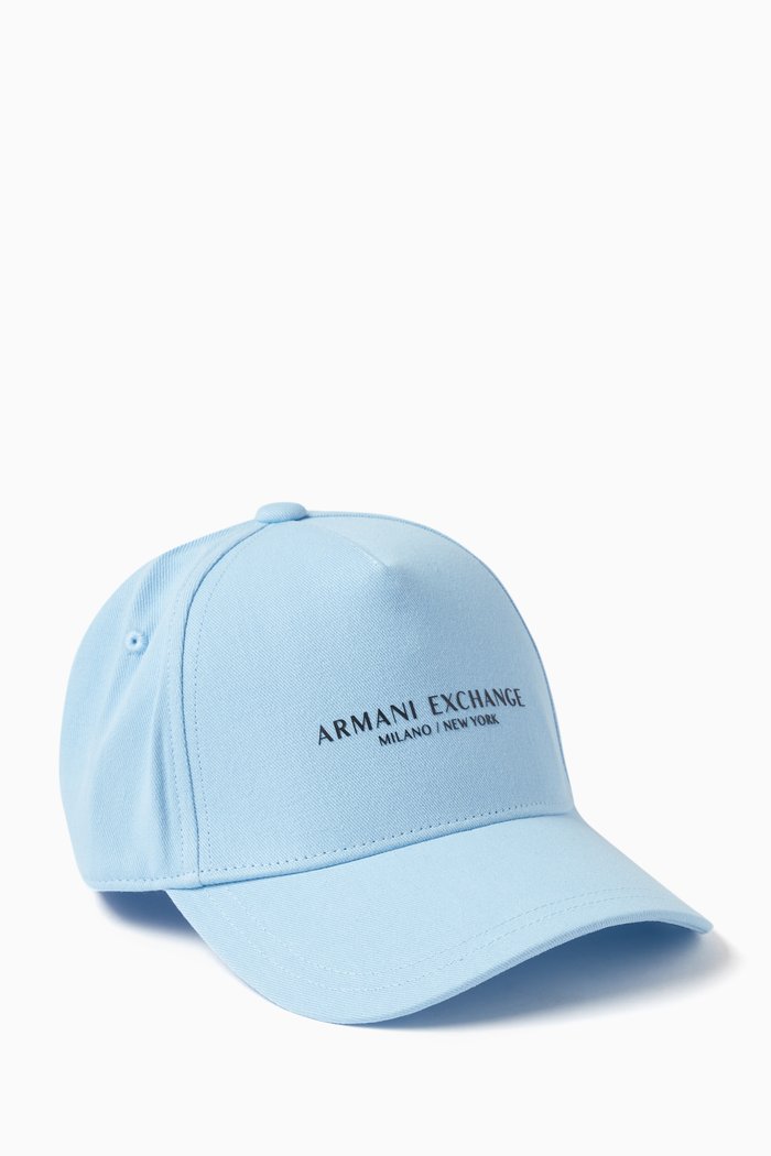 

Logo Baseball Hat in Gabardine, Blue