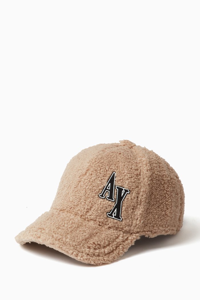 

Logo Baseball Cap in Textured Nylon, Neutral