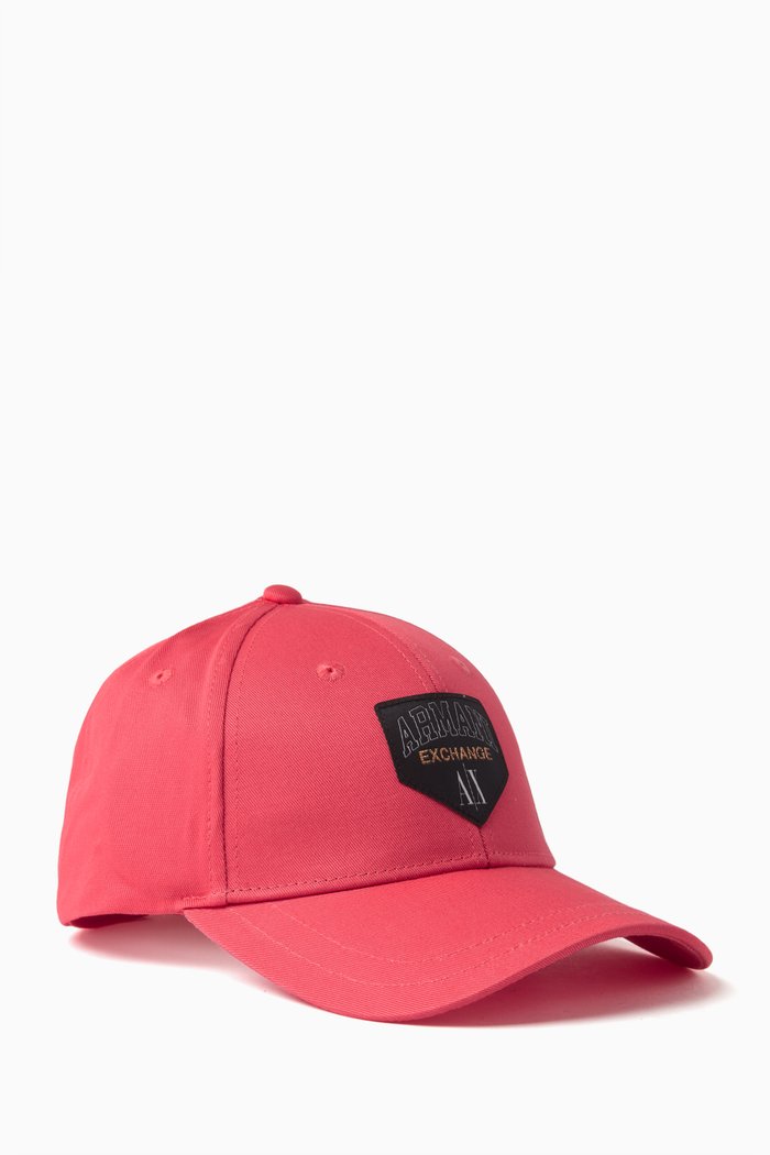 

Campus Logo Cap in Cotton, Pink