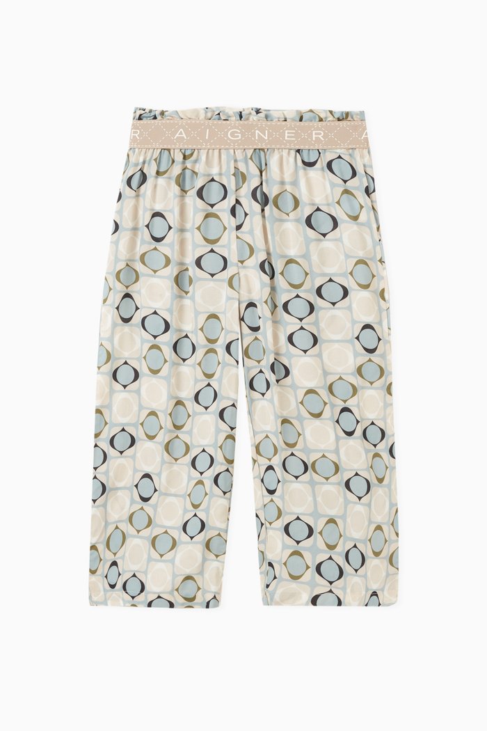 

Printed Pants in Cotton, Neutral