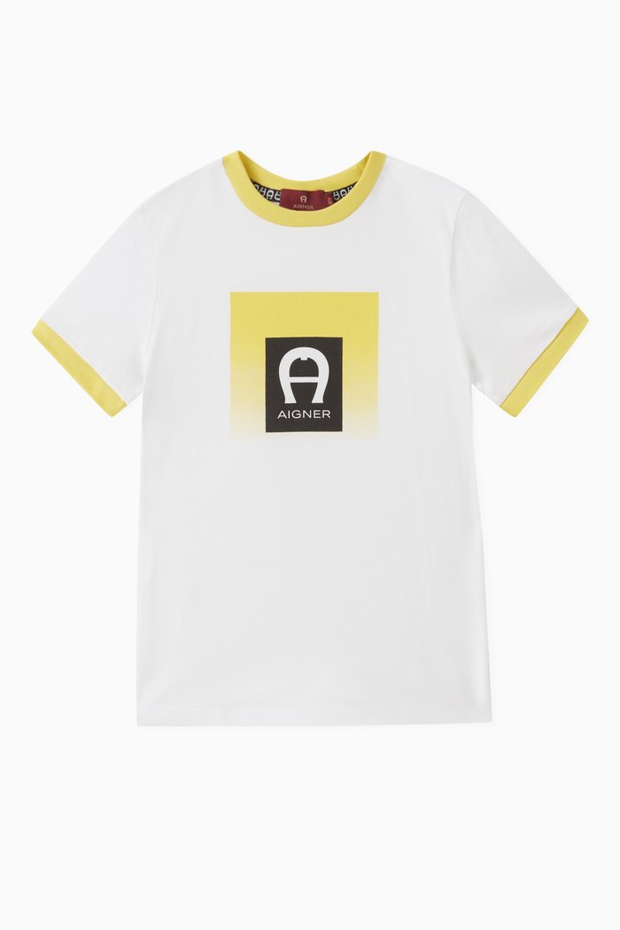 

Logo-print T-shirt in Cotton, Green