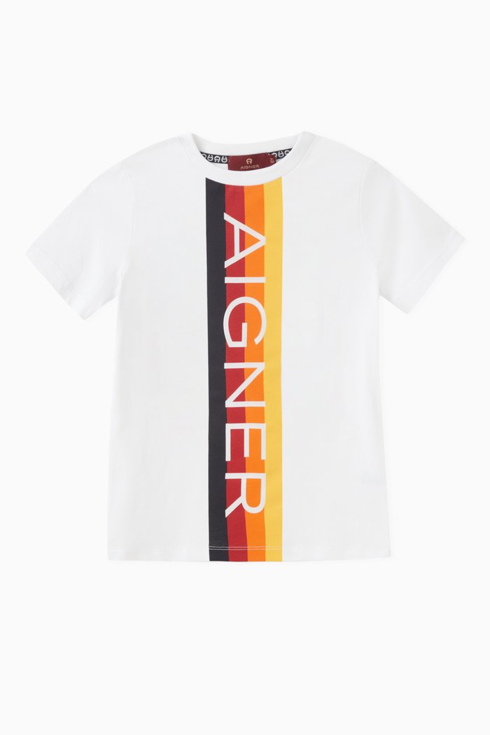 

Logo-print T-shirt in Cotton, White