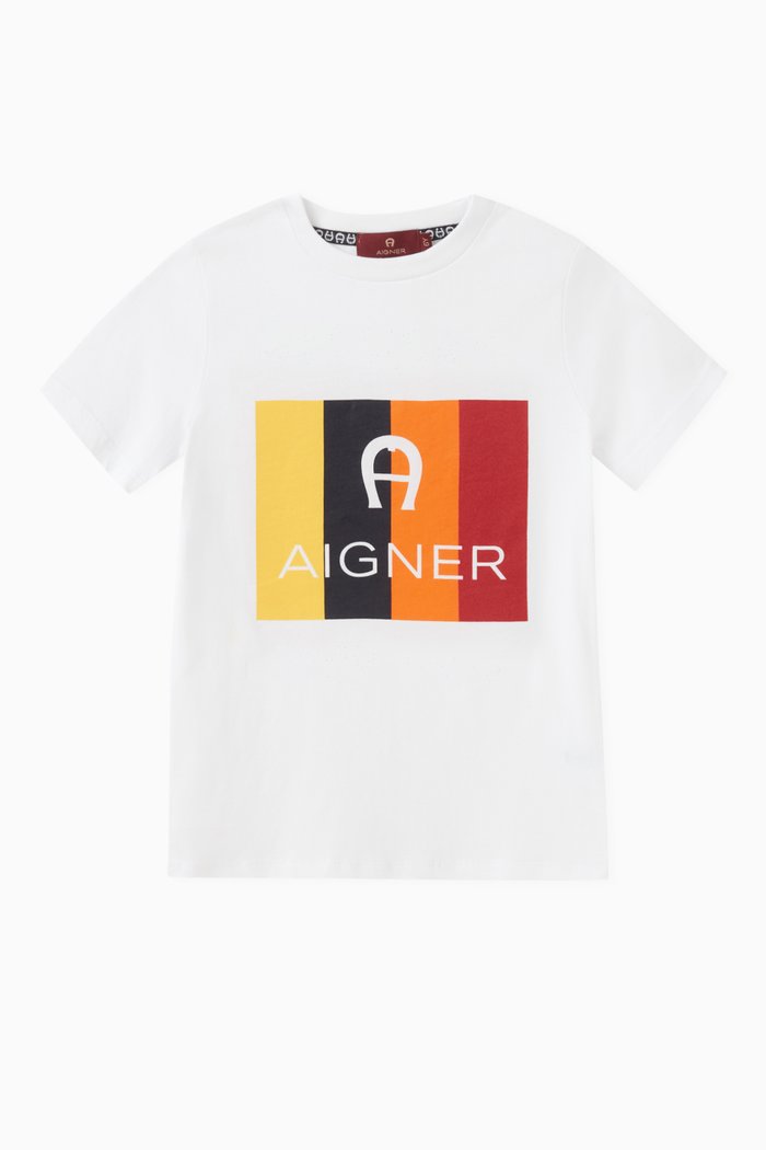

Logo-print T-shirt in Cotton, White
