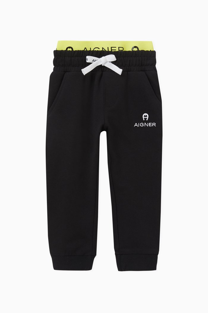 

Logo Sweatpants in Cotton, Black