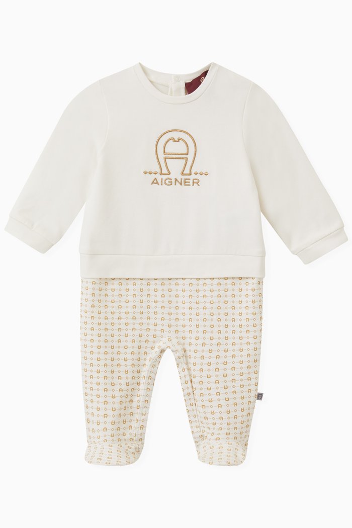 

Logo Overall in Stretch Cotton, Neutral