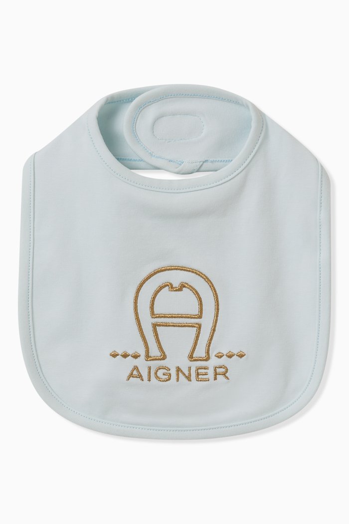 

Logo Bib in Pima Cotton, Blue