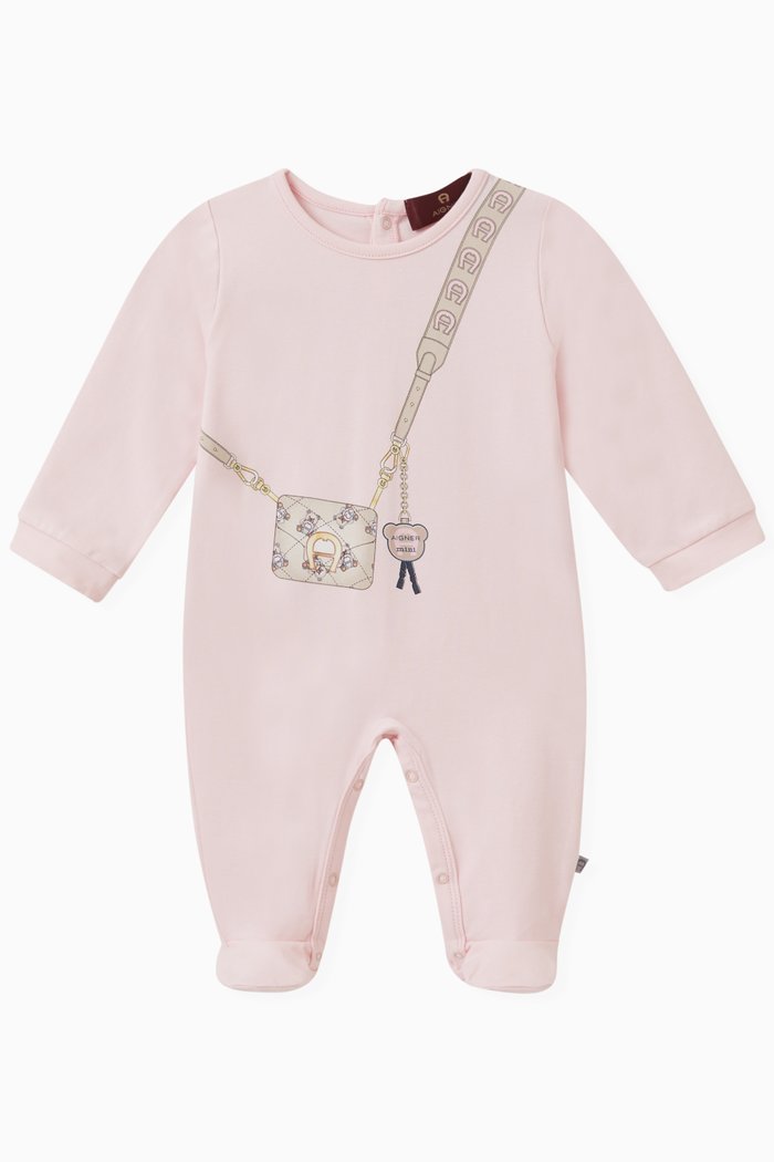 

Shoulder Bag Overall in Stretch Cotton, Pink