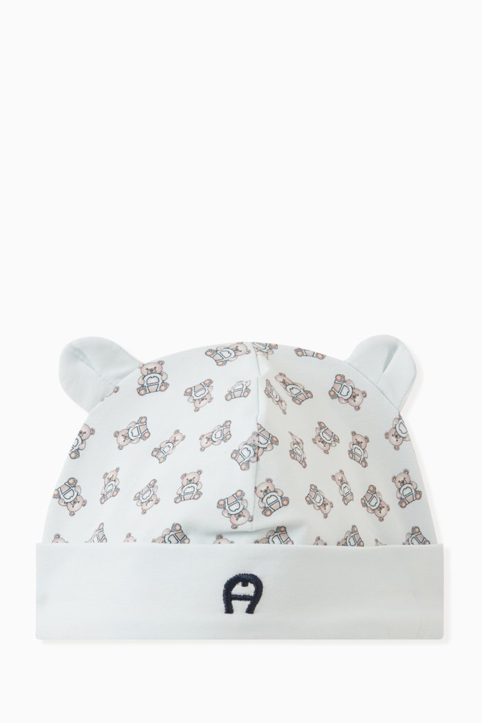 

Logo Cap in Cotton, Blue