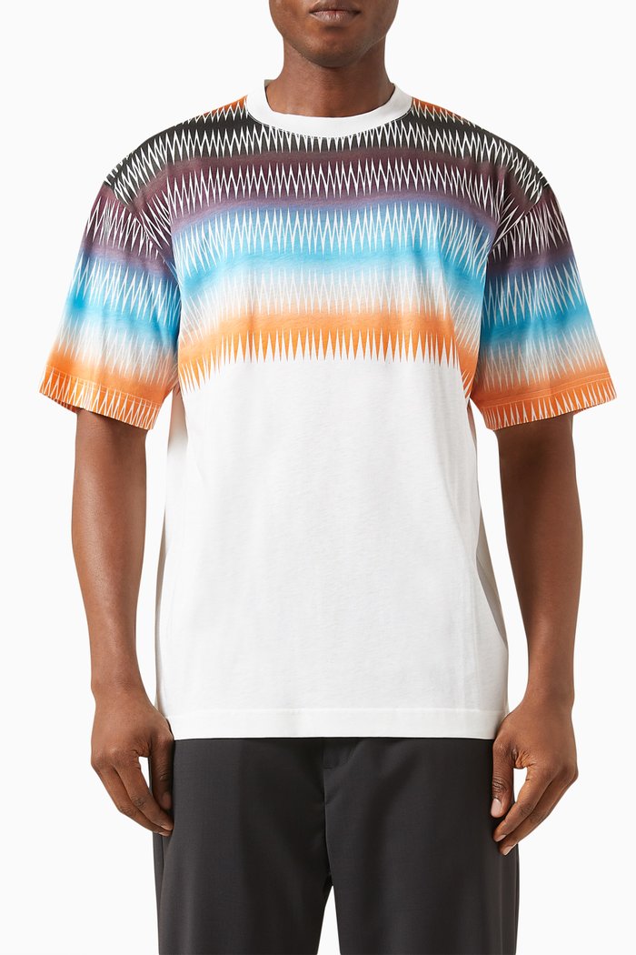 

Graphic-print T-shirt in Cotton-jersey, White