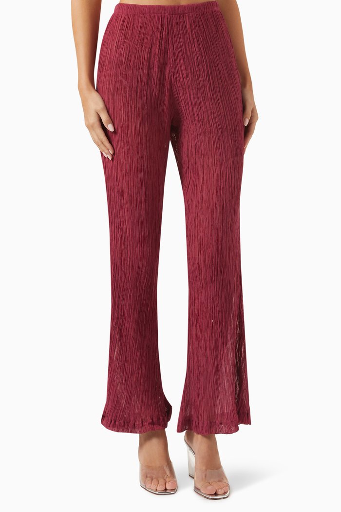 

Amalfi Pants in Silk-blend, Pink