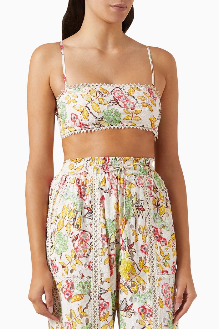 

Preet Bandeau Top in Cotton, Neutral