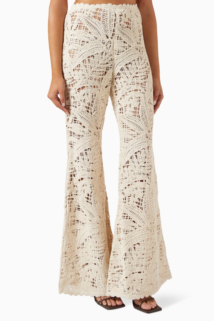 

Goa Pants in Crochet, Neutral
