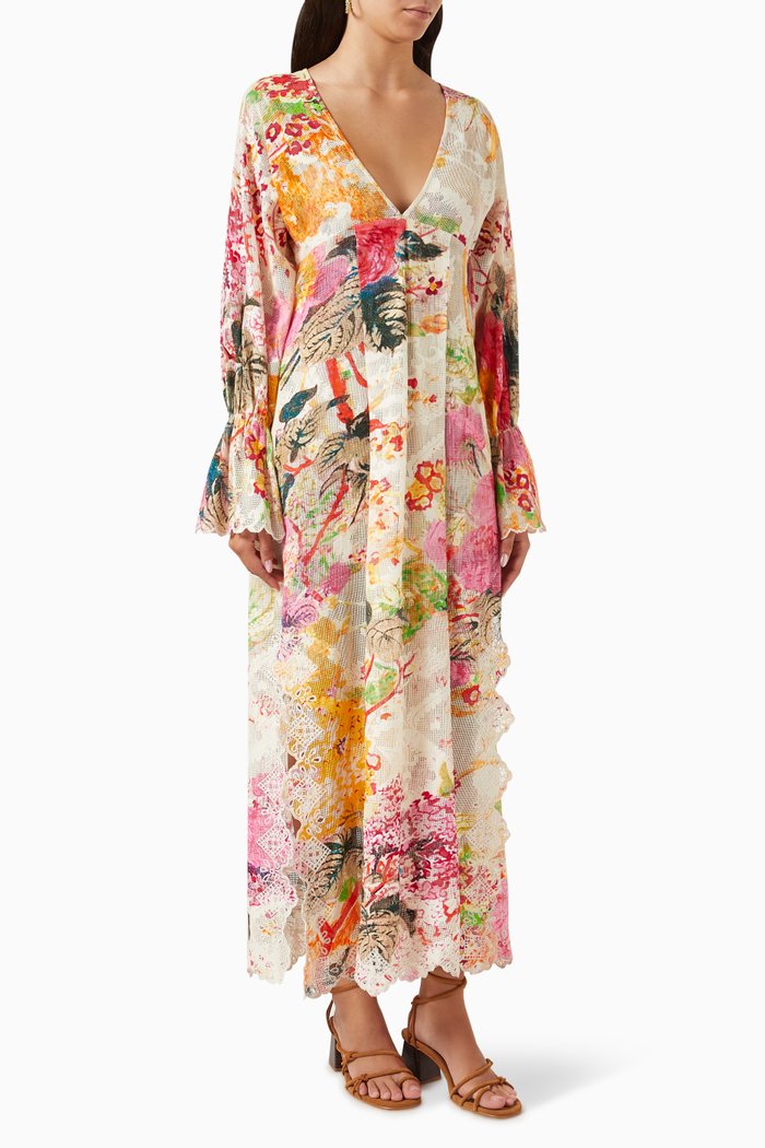 

Charu Kaftan in Cotton-blend, Multicolour