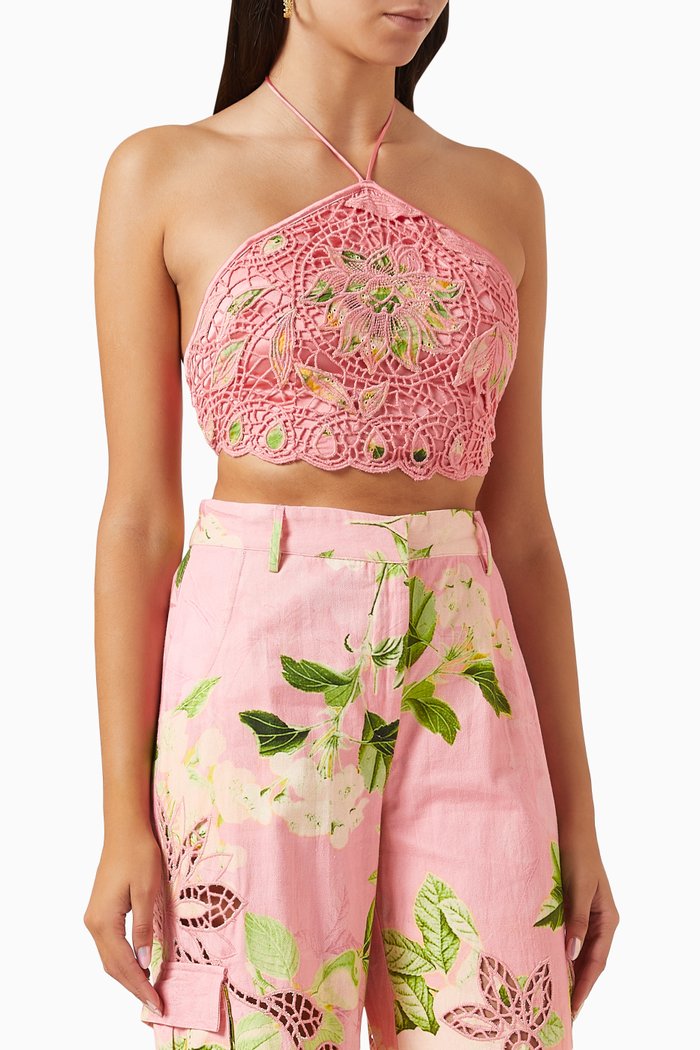 

Pakhi Crop Top, Pink