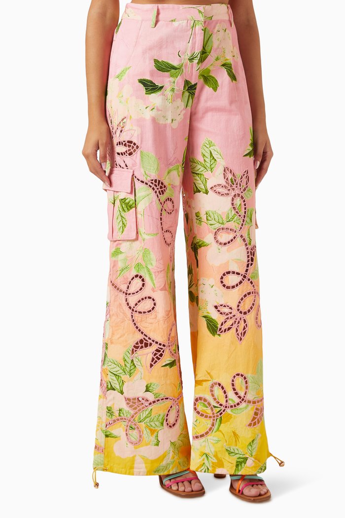 

Pakhi Cargo Pants, Pink