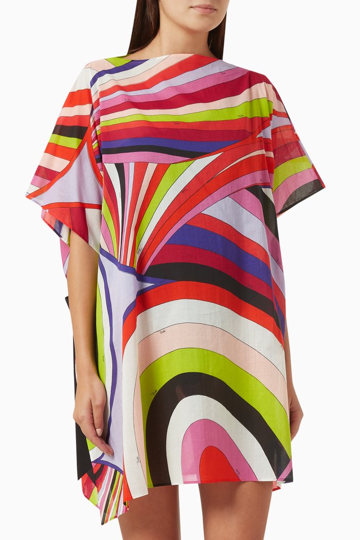 

Printed Dress in Muslin, Multicolour