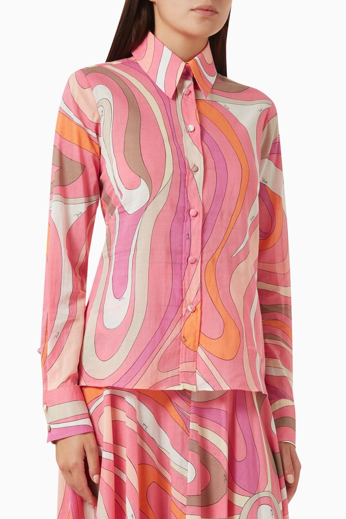 Marmo Shirt in Muslin, Pink