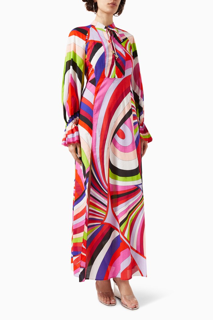

Printed Dress in Muslin, Multicolour