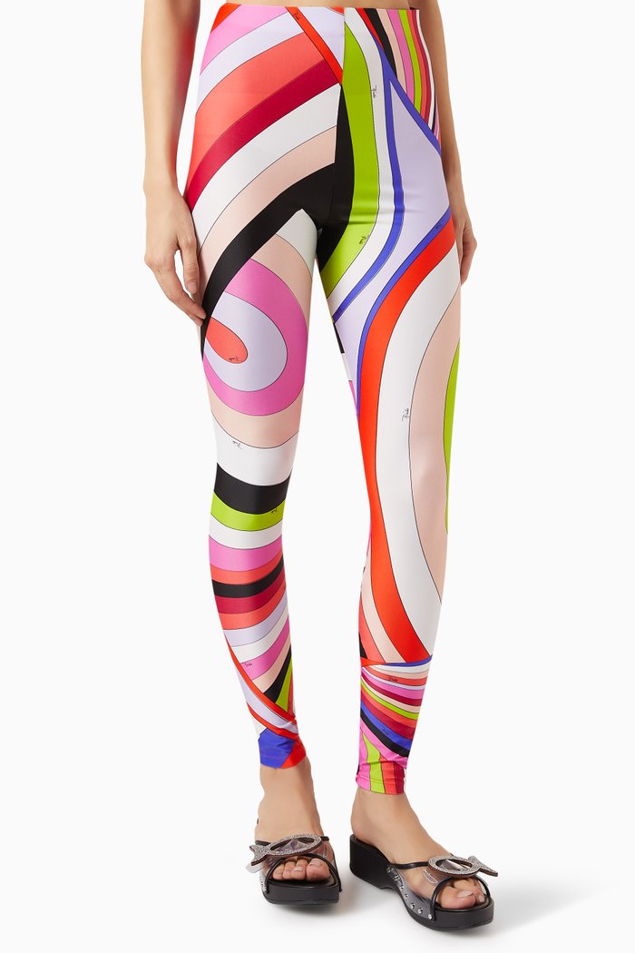 

Iride Leggings in Lycra, Multicolour
