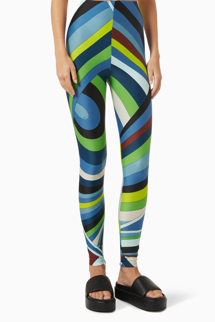 

Iride Leggings in Lycra, Multicolour