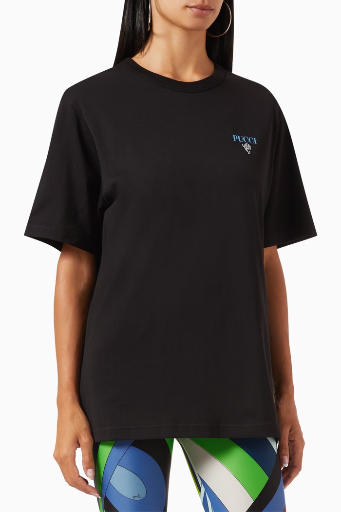 

Logo T-shirt in Jersey, Black