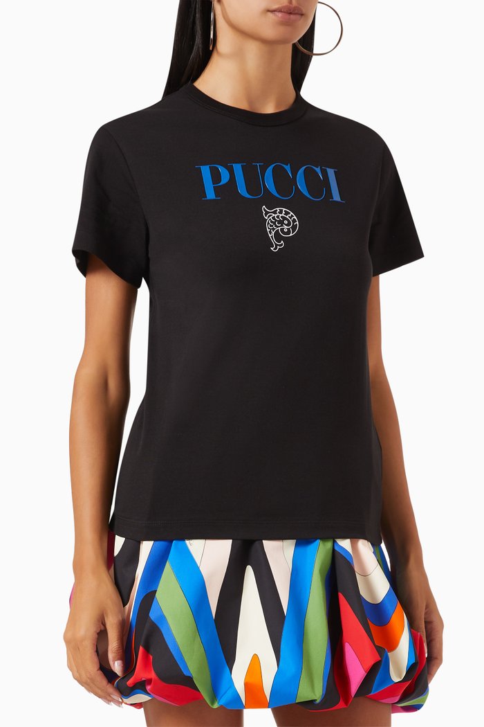 

Logo T-shirt in Jersey, Black