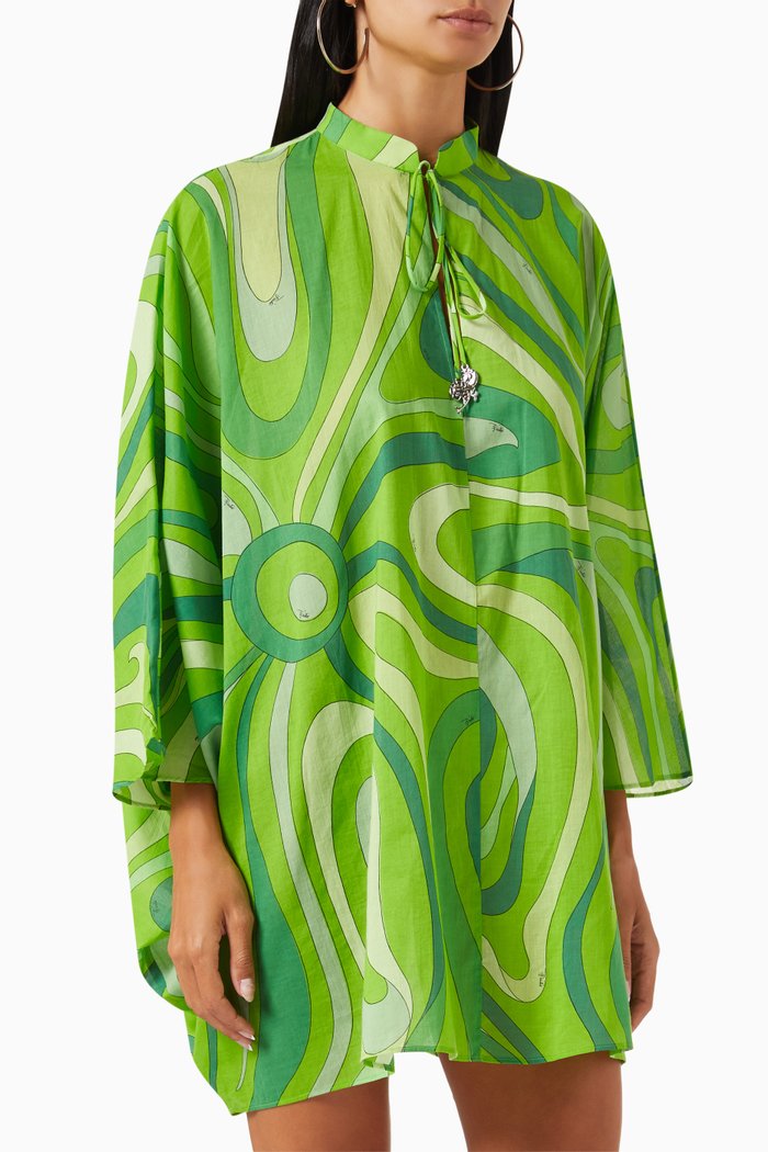 

Marmo Kaftan in Muslin, Green