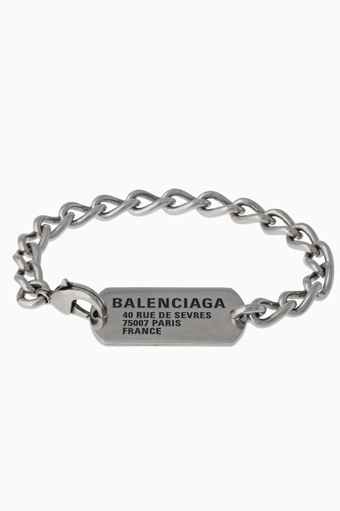 

Tags Bracelet in Antique Brass, Silver