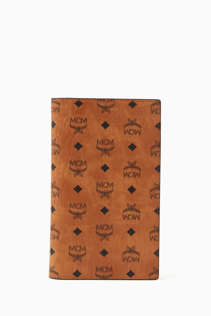 

Ottomar Passport Holder in Visetos Coated Canvas, Brown