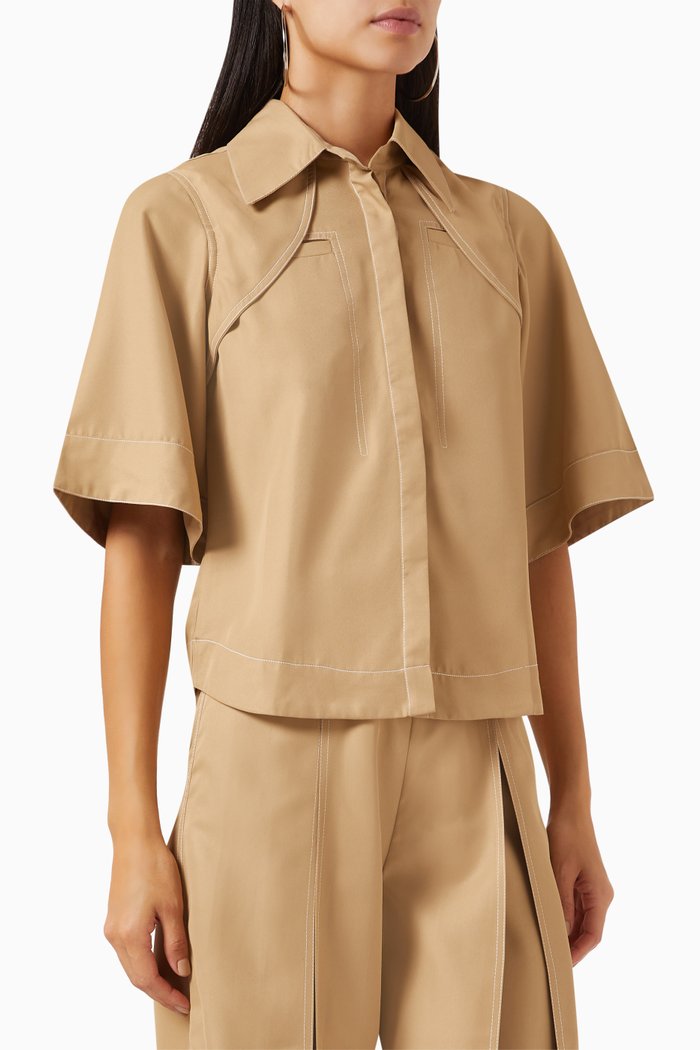 

Ebba Shirt in Terry-rayon, Neutral
