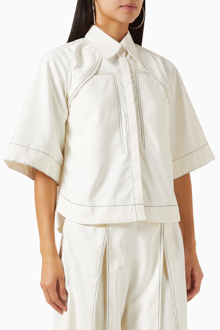 

Ebba Shirt in Terry-rayon, Neutral