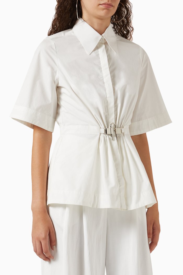 

Freta Shirt in Cotton-poplin, White
